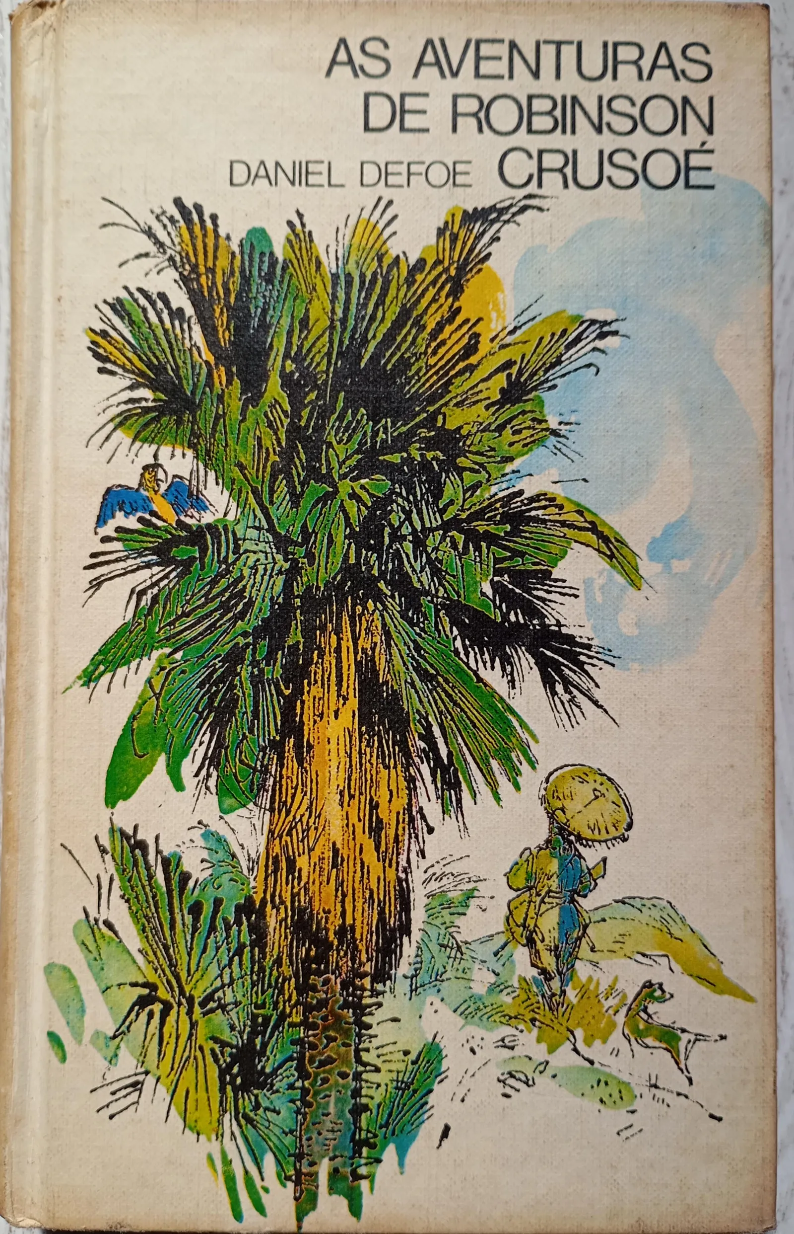 Daniel Defoe: Robinson Crusoe (European Portuguese language, 1975, Círculo de Leitores)