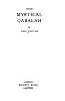 Dion Fortune: The Mystical Qabalah (Hardcover, 1979, Benn)