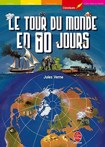 Jules Verne: Le tour du monde en 80 jours (French language, 2003, Hachette Jeunesse)