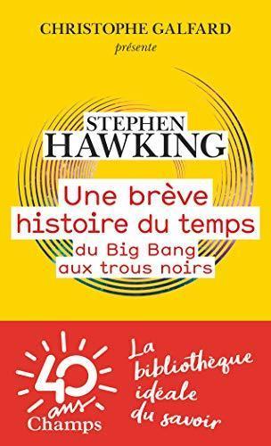 Stephen Hawking: Une brève histoire du temps. Du Big Bang aux trous noirs (Champs sciences) (French language, 2017, Groupe Flammarion)