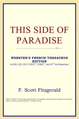 Francis Scott Fitzgerald: This Side of Paradise (EBook, 2005, ICON Classics)