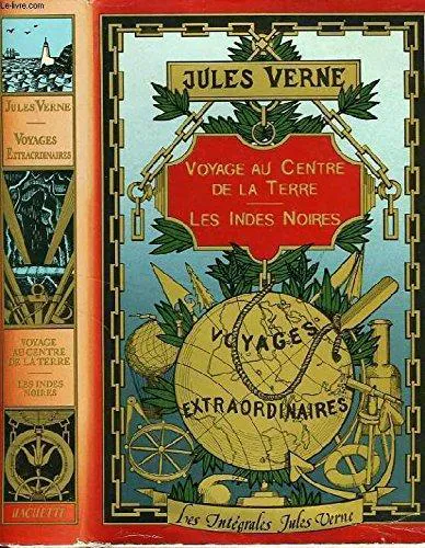 Jules Verne: Voyage au Centre de la Terre + Indes Noires (French language, 1977, Hachette)