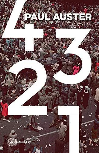 Paul Auster: 4 3 2 1 (Italian language, 2019, Giulio Einaudi editions)