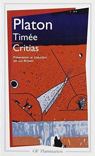 Platone, Πλάτων, Luc Brisson: Timée, suivi du "Critias" (Paperback, French language, 1999, Flammarion)