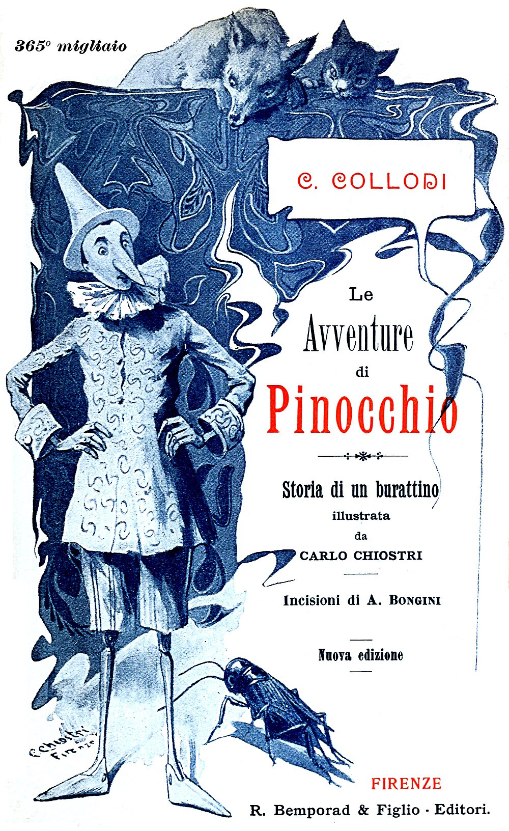 Carlo Collodi: Le avventure di Pinocchio (Italian language, 1902, R. Bemporad & figlio)