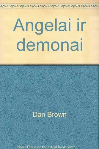 Dan Brown: Angelai ir demonai (Lithuanian language, 2004)