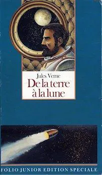 Jules Verne: De la terre a la lune (French language, 1977, Éditions Gallimard)