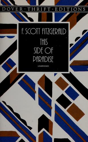 Francis Scott Fitzgerald: This side of paradise (1996, Dover Publications)
