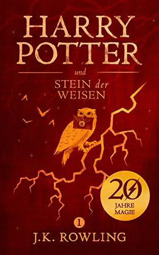J.K. Rowling: Harry Potter und der Stein der Weisen (German language, 1998, Carlsen Verlag)